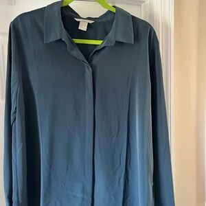 H&M Teal Blouse